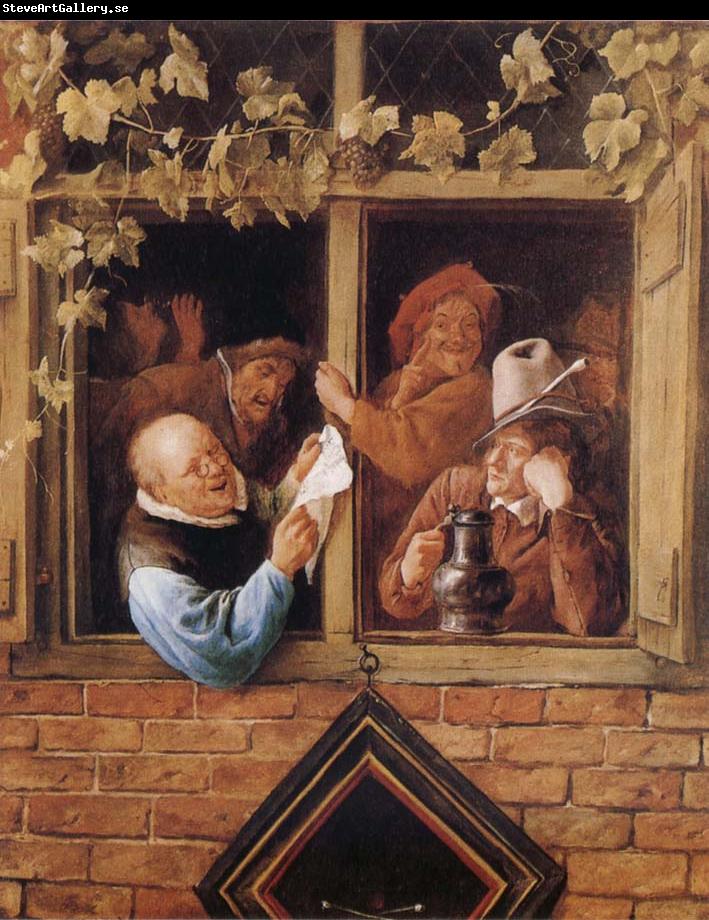 Jan Steen Rhetoricians at a Window